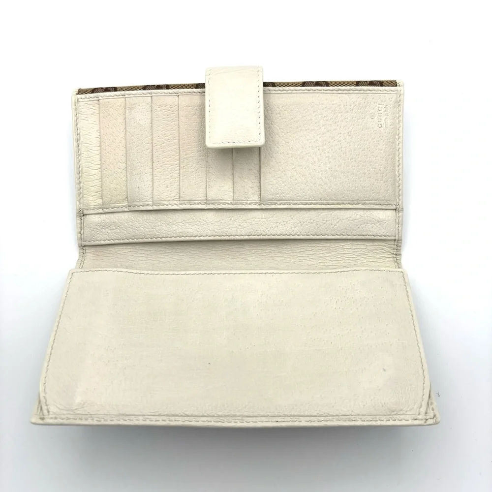 Gucci GG Monogram Wallet with Cherryline Bow